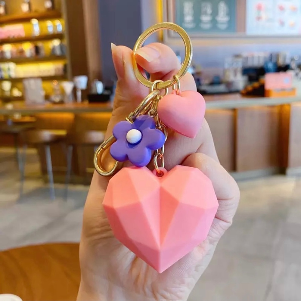 Cute Cartoon Keychain Selicone